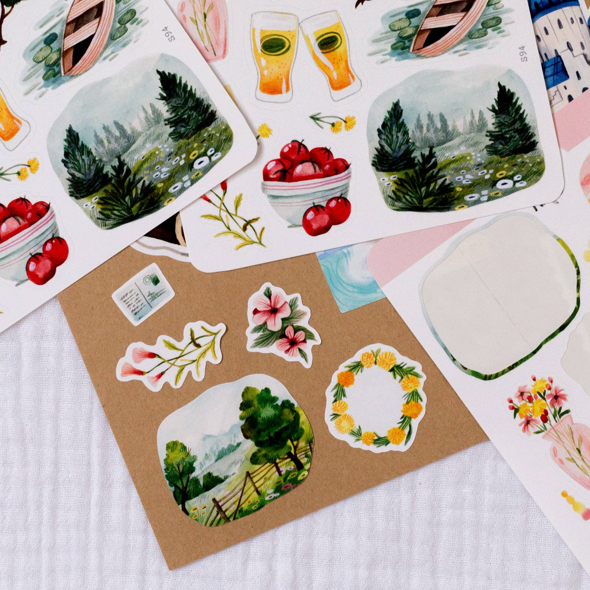 Sticker Sheet - Summer In The Nature