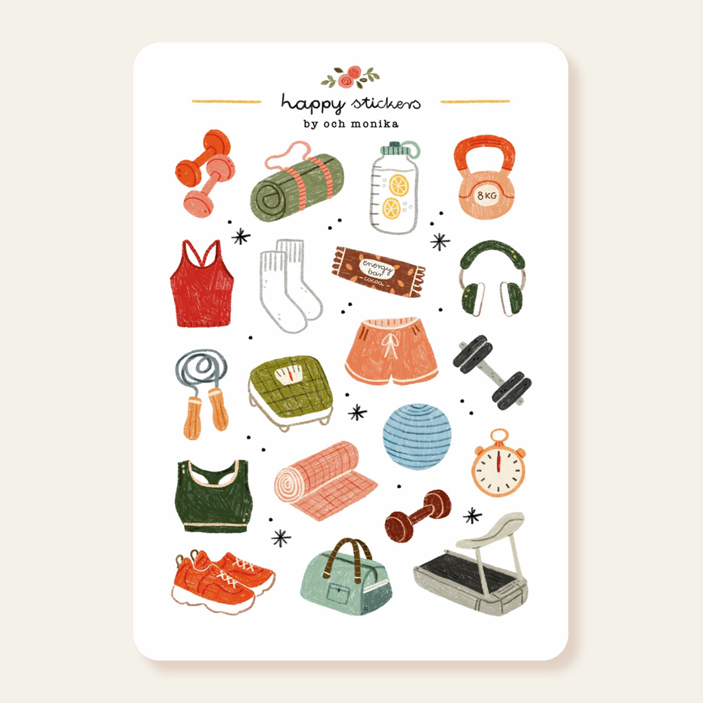 Fitness - Sticker Sheet