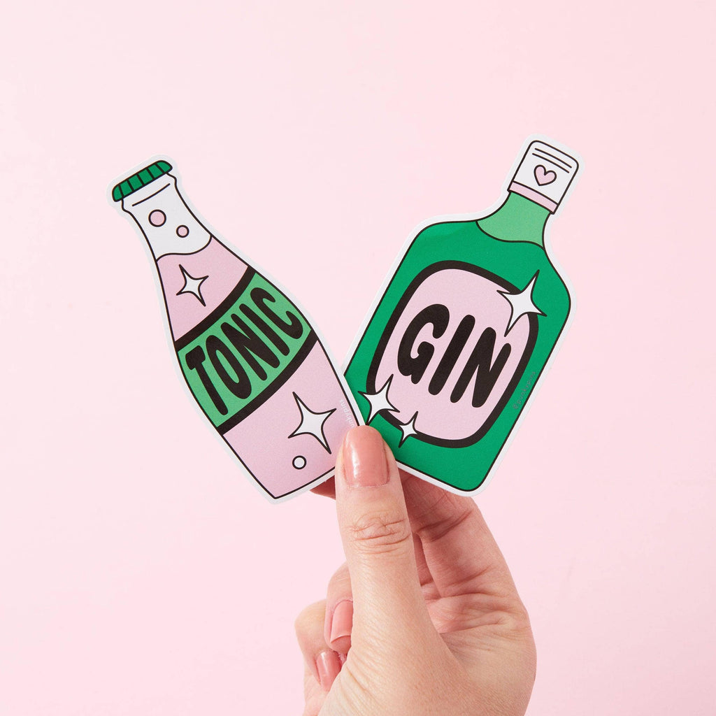 Gin & Tonic Duo Vinyl Sticker Pack