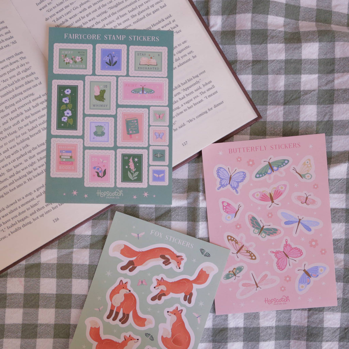 Fairycore Stamps Sticker Sheet