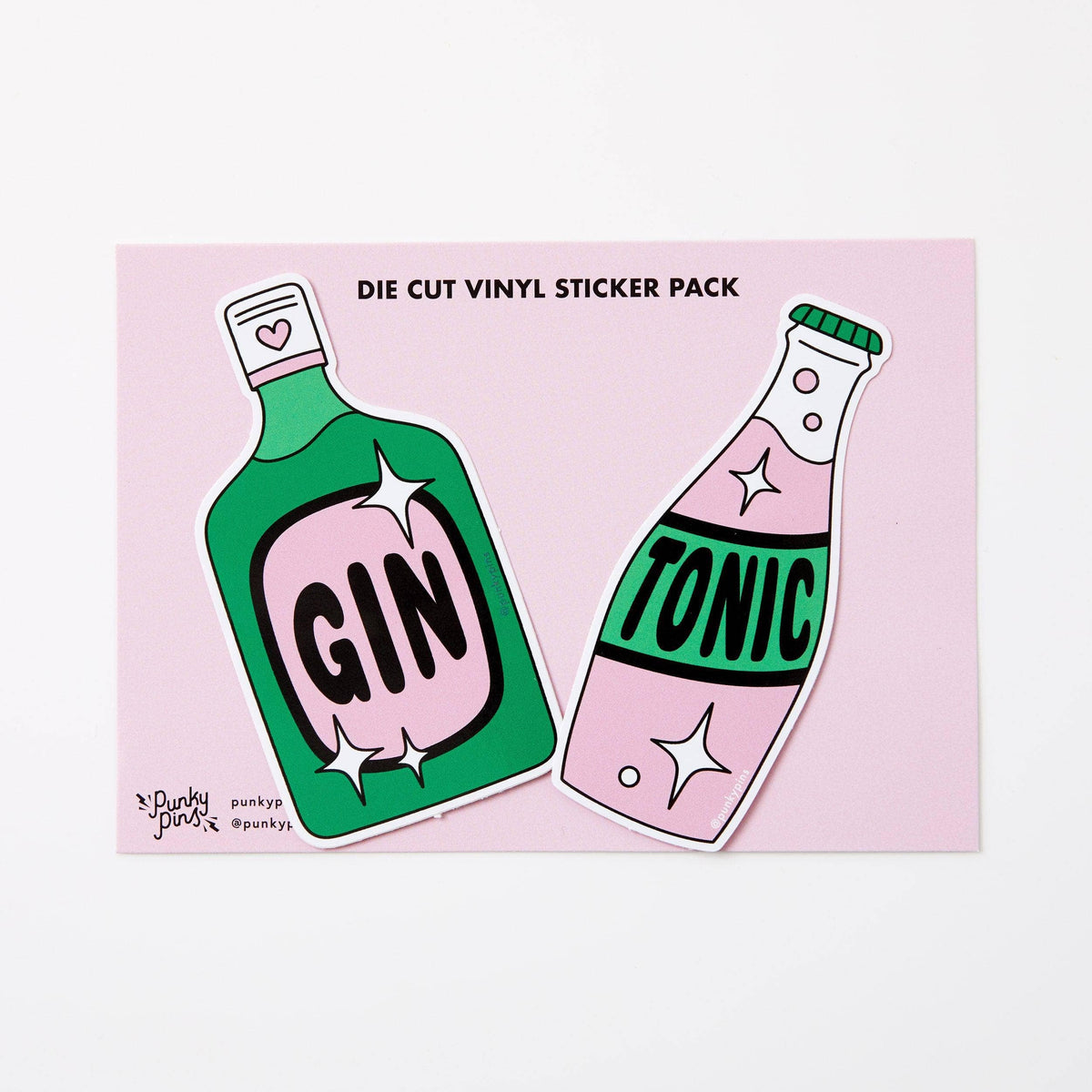 Gin & Tonic Duo Vinyl Sticker Pack