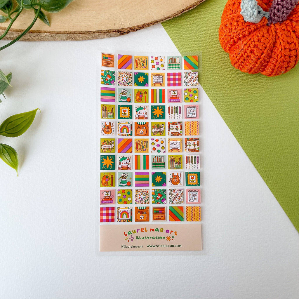 Artsy Things Sticker Sheet