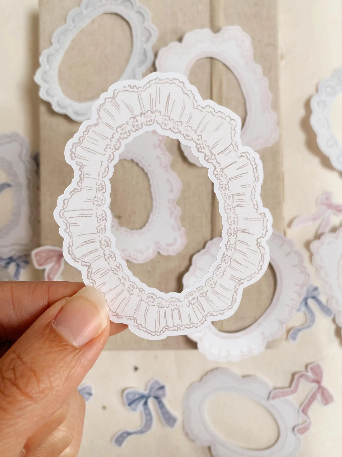 Doily Frame Stickers