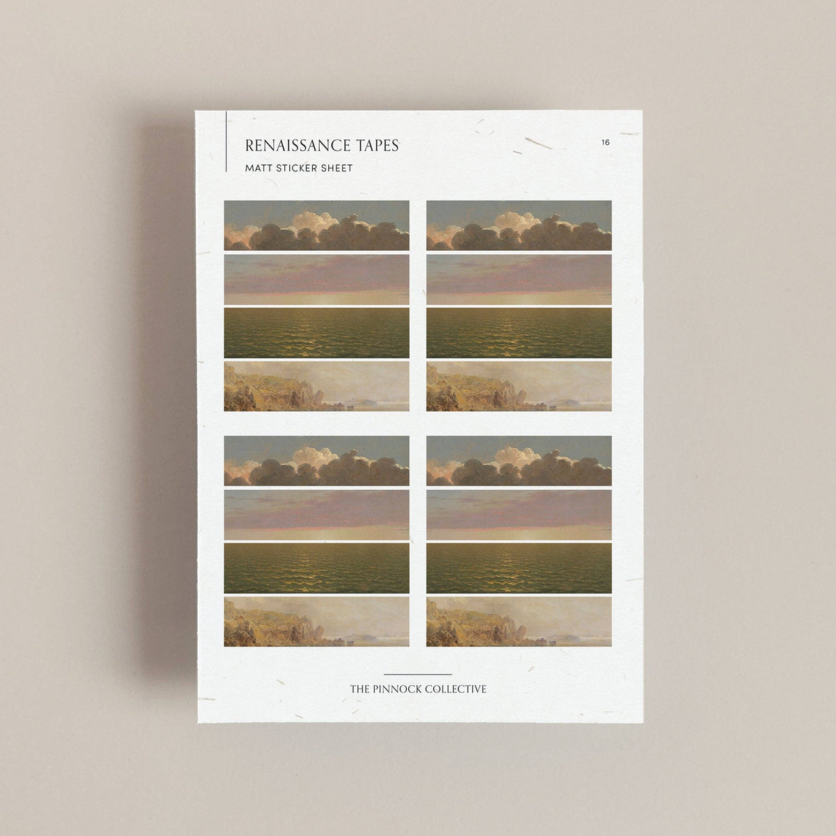 Renaissance Tape Sticker Sheet