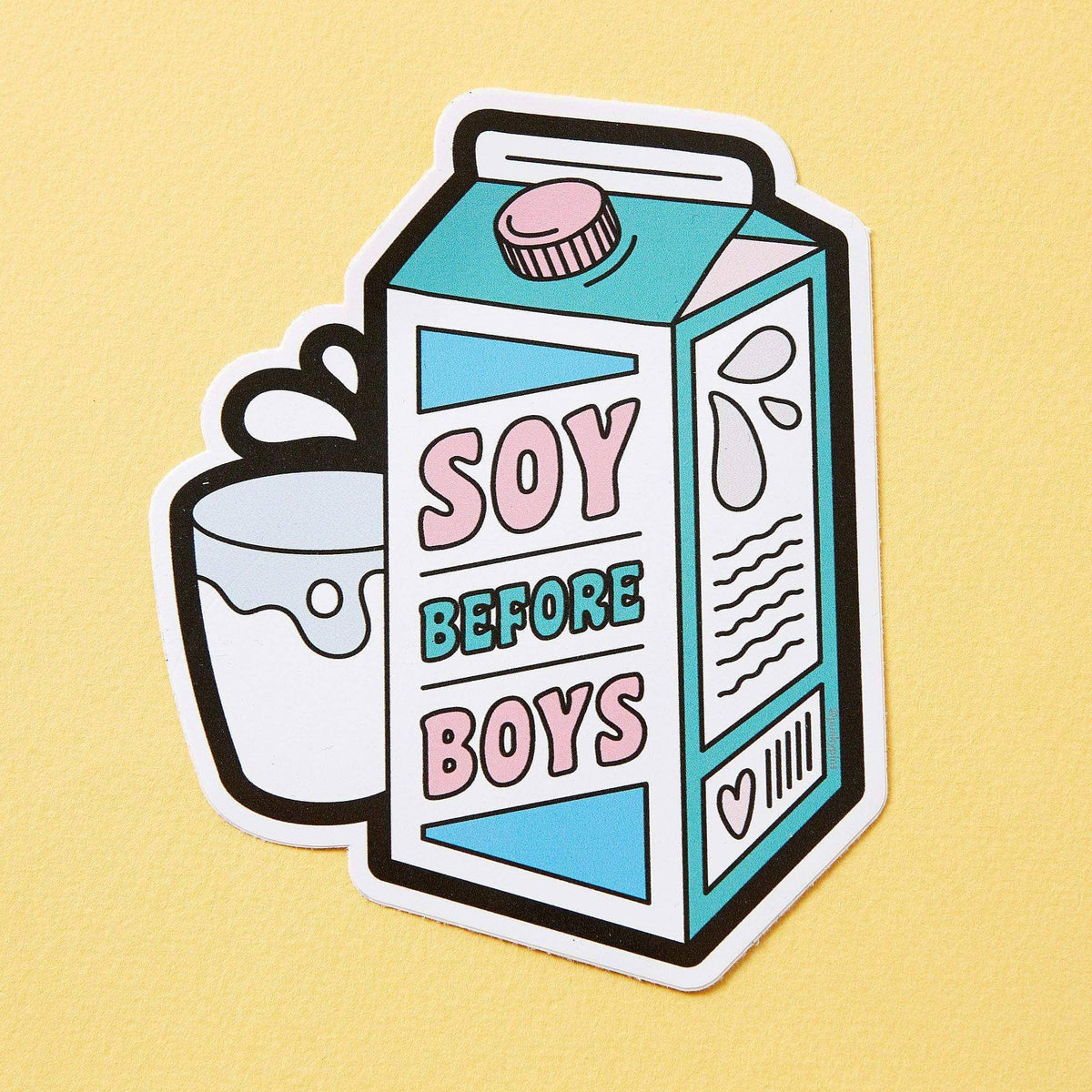 Soy Before Boys Vinyl Sticker