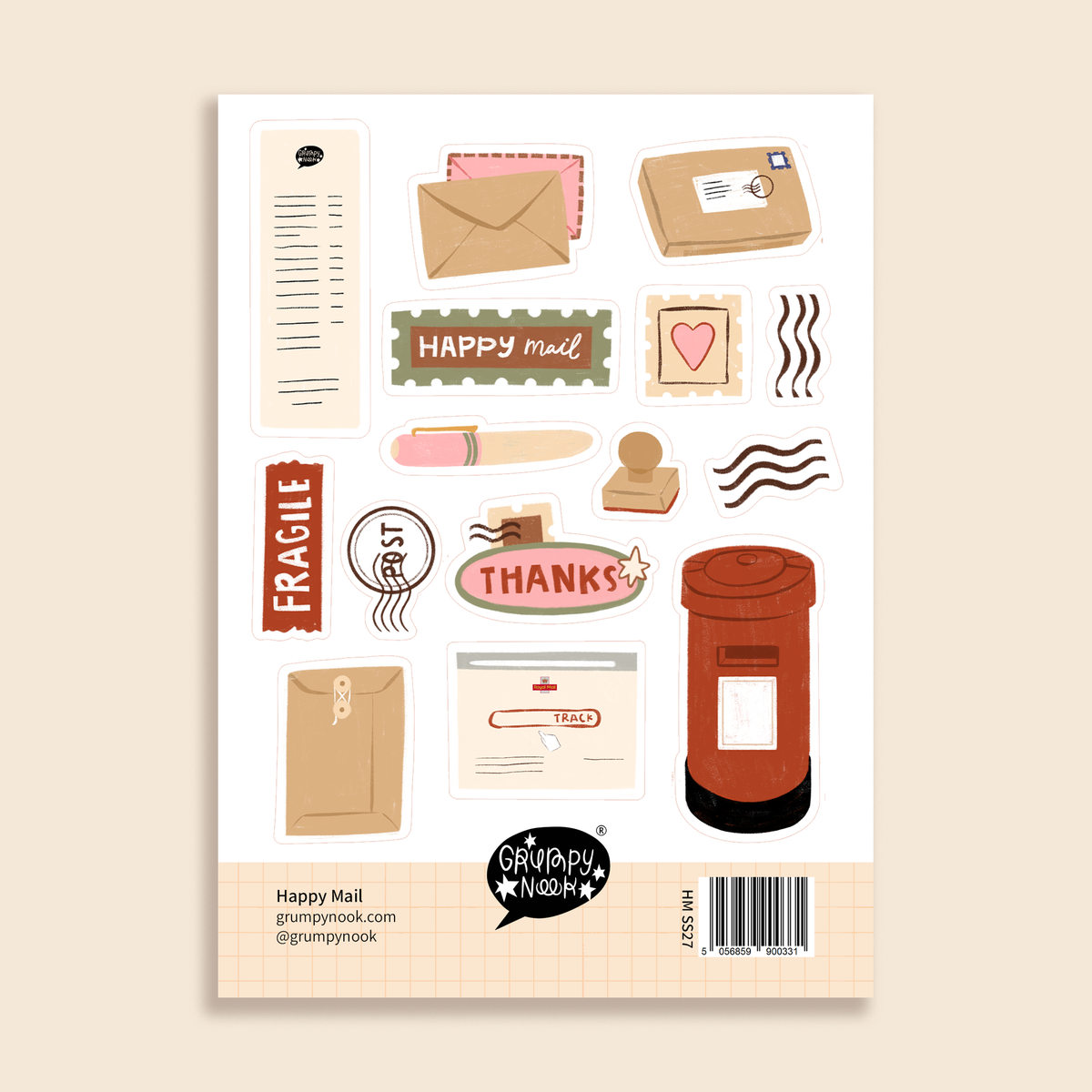 Happy Mail Sticker Sheet