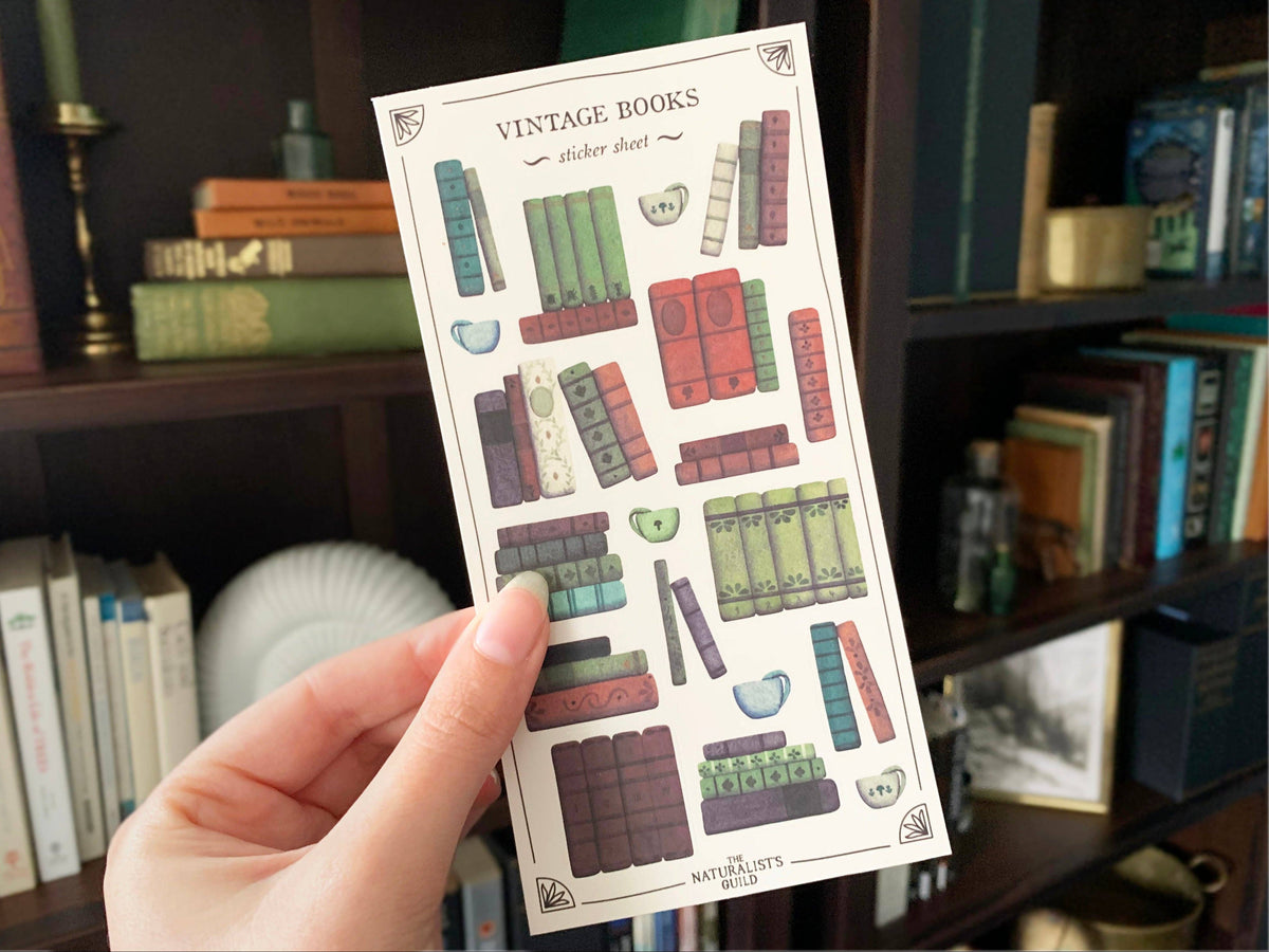 Vintage Books Sticker Sheet